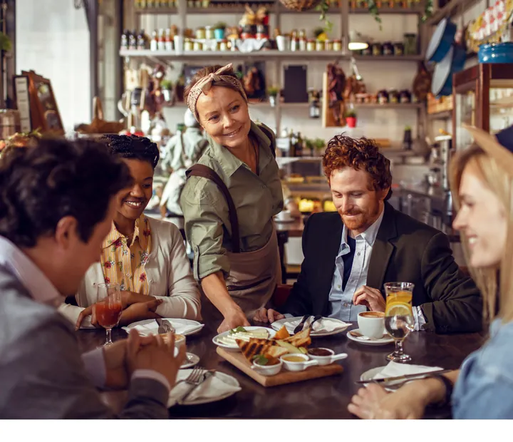 Atendimento de restaurante